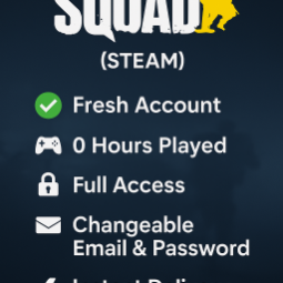 ⭐ Squad (Steam) ✅ Fresh Account | 🕹️ 0 Hours Played | 🔐 Full Access | ✉️ Changeable Email  | ⚡ Instant Delivery 0